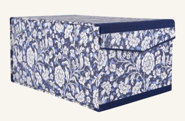 Preview: Fotobox Leinenkanten bordeaux